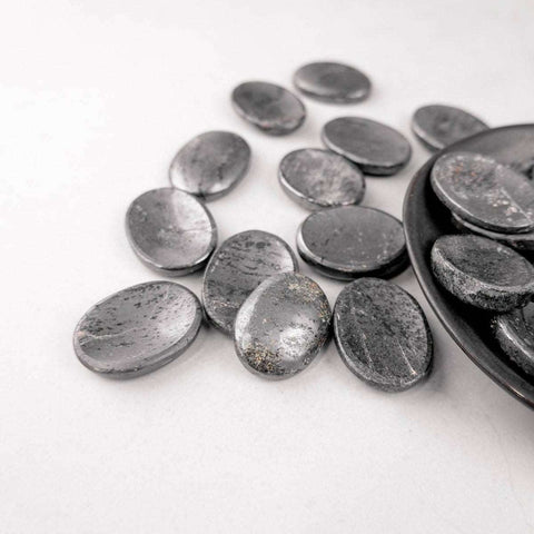 Hematite Worry Stone - Crystal & Stone