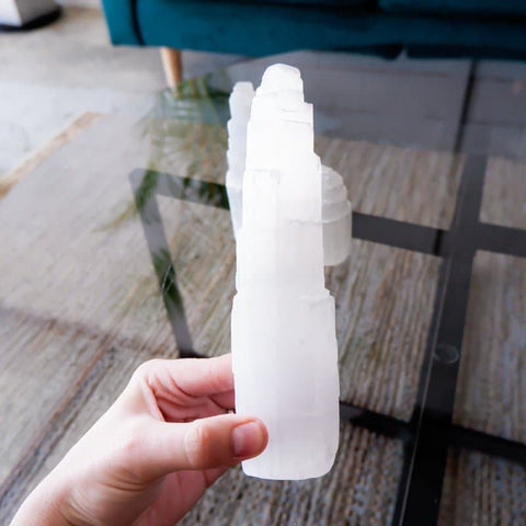 Selenite Pillar - Crystal & Stone