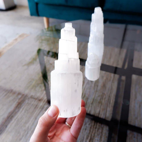 Selenite Pillar - Crystal & Stone