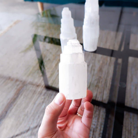 Selenite Pillar - Crystal & Stone