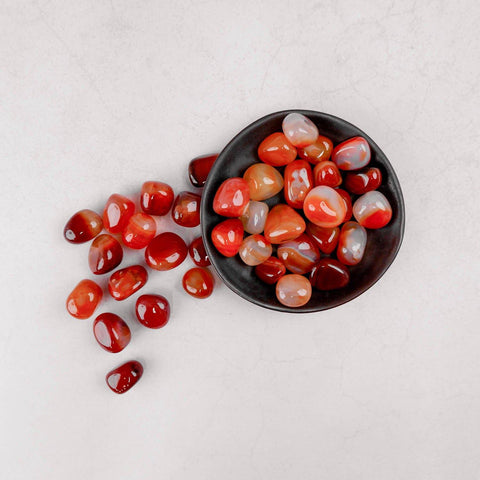 Carnelian Tumble - Crystal & Stone