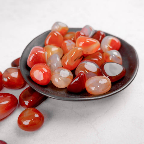 Carnelian Tumble - Crystal & Stone