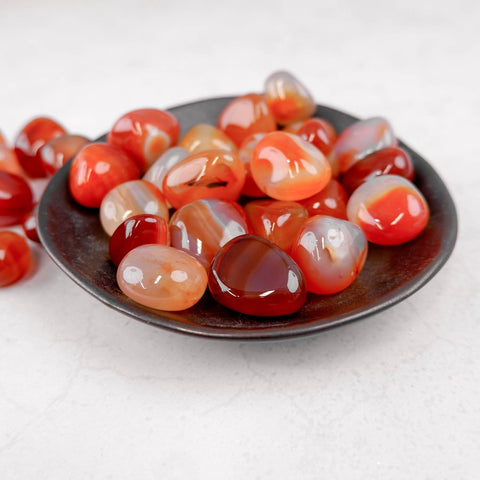 Carnelian Tumble - Crystal & Stone