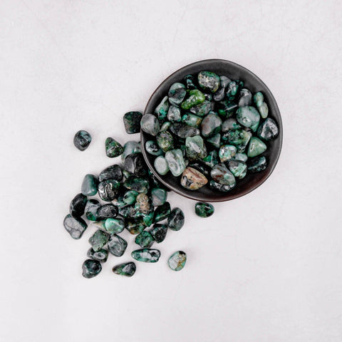 Emerald Tumble - Crystal & Stone