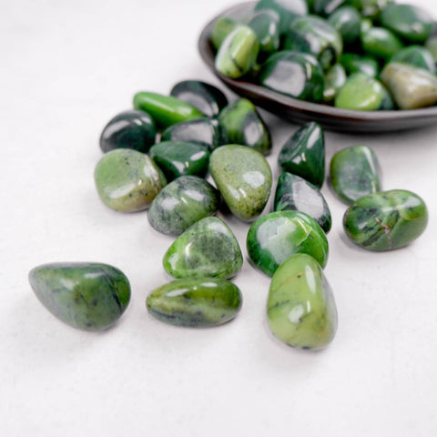 Nephrite Jade Tumble - Crystal & Stone