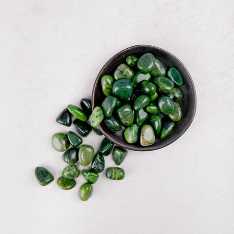 Nephrite Jade Tumble - Crystal & Stone