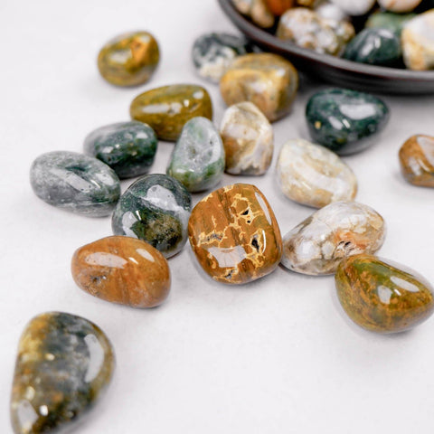 Ocean Jasper Tumble - Crystal & Stone