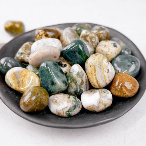 Ocean Jasper Tumble - Crystal & Stone