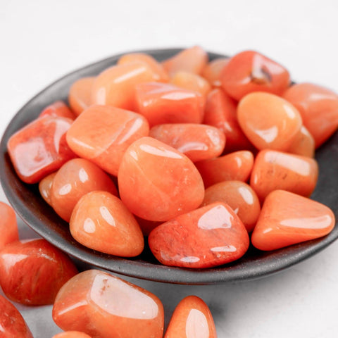 Red Aventurine Tumble - Crystal & Stone