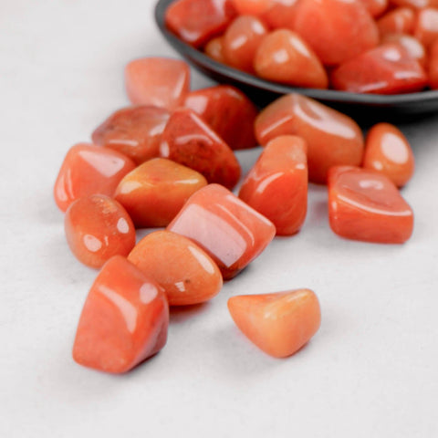 Red Aventurine Tumble - Crystal & Stone