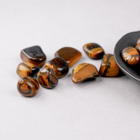 Tigers Eye Tumble - Crystal & Stone