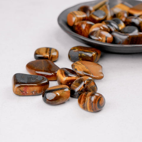 Tigers Eye Tumble - Crystal & Stone