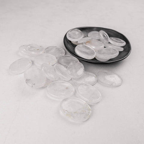 Clear Quartz Worry Stone - Crystal & Stone