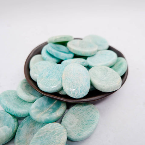 HOLD - Amazonite Worry Stone - Crystal & Stone