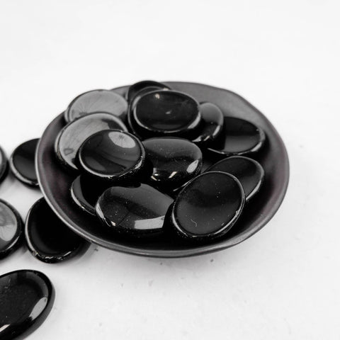 Obsidian Worry Stone - Crystal & Stone