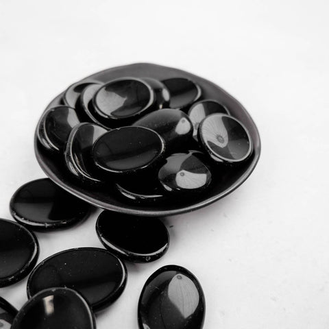 Obsidian Worry Stone - Crystal & Stone