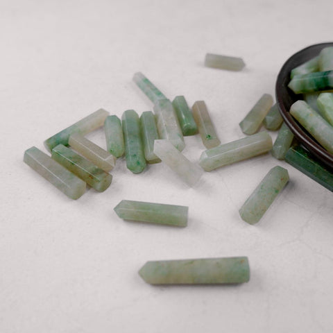 Green Aventurine Gridding Point - Crystal & Stone